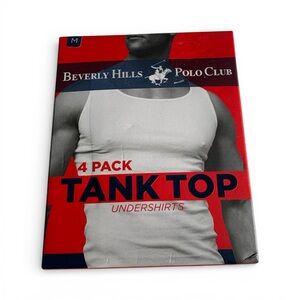 Beverly Hills Polo Club White Undershirt Set